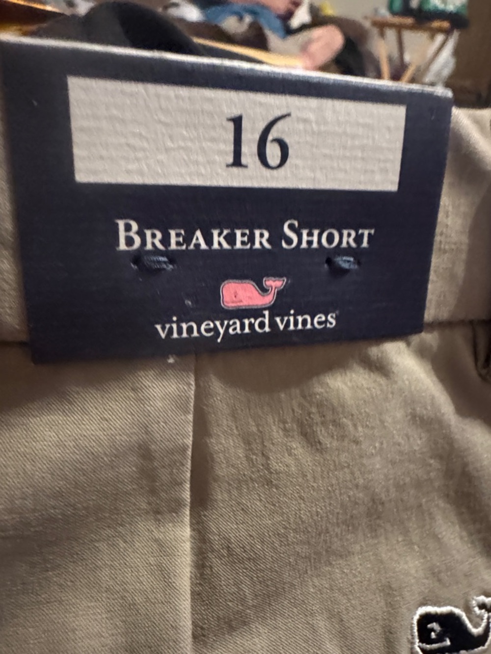 Vineyard Vines Boys Light Gray Chino Shorts - Picture 3 of 5